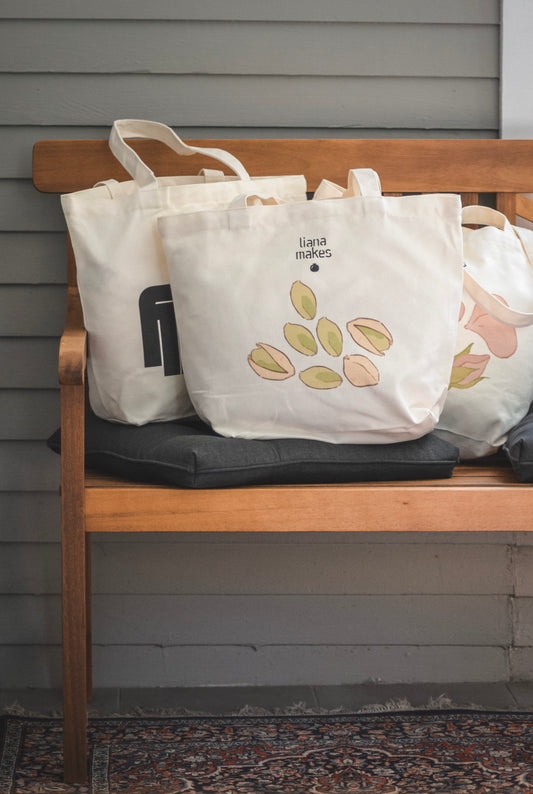 pistachio tote
